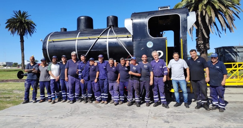 YPF donó al Museo del Puerto una locomotora alemana histórica